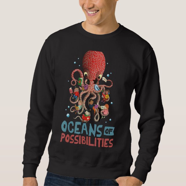Ozeane der Möglichkeiten Sommerlesen 2022 Ozean Sweatshirt (Vorderseite)