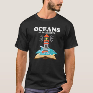 Ozeane der Möglichkeiten Sommerlesen Bibliothekar T-Shirt