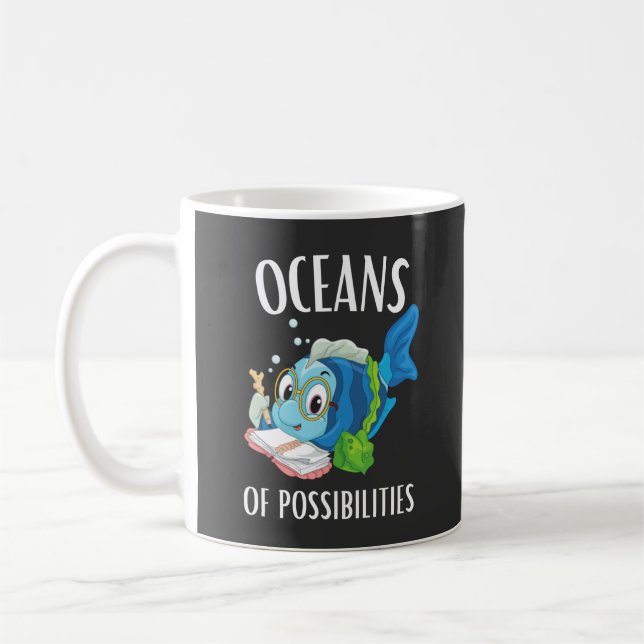 Ozeane der Möglichkeiten Sommerlesen Kaffeetasse (Links)