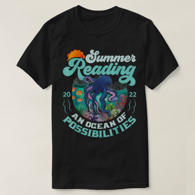 Ozeane der Möglichkeiten Sommerlesepreis T-Shirt (Design vorne)