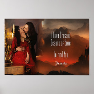 Ozeane der Zeit - Dracula Quote Poster