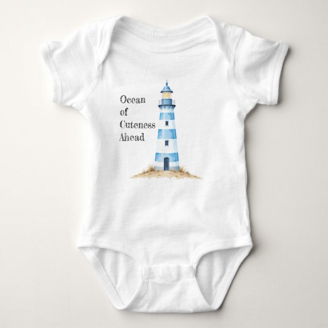 Ozeane des Bewusstseins - Übelkeit Baby Strampler (Vorderseite)