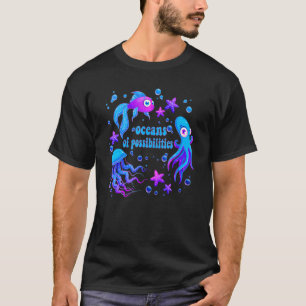 Ozeane mit Möglichkeiten Buchlesung Oktopus Gelee T-Shirt