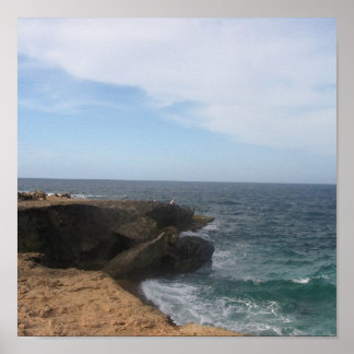 Ozeane von Aruba Poster