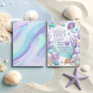 Ozeane von Fun Mermaid Geburtstag V1 ID1142 Feiertagskarte