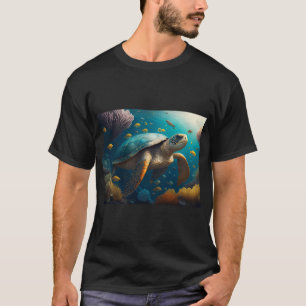Ozeaneinsamkeit: Die Unterwasser-Träumerei einer S T-Shirt
