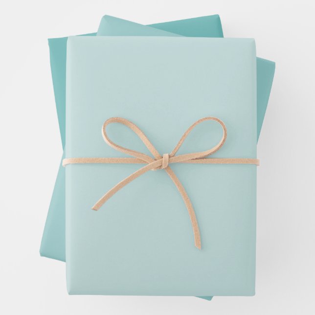 Ozeanfarben Geschenkpapier Set (Beispiel)