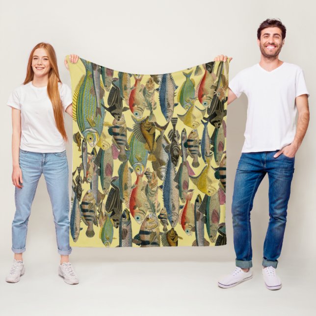 Ozeanfische Tropische Fische Exotische Farben Fleecedecke (Beispiel)