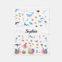 Ozeangedankenblanket für Säuglinge, Kinder, Erwach