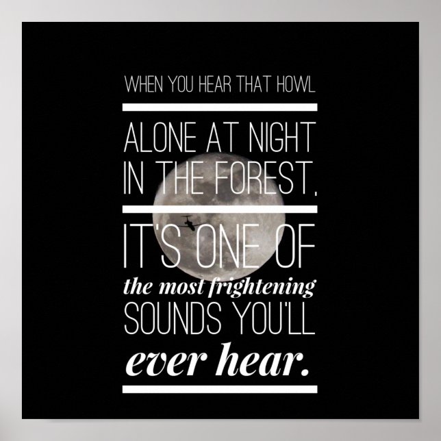 Ozeanhaie-Zitat Poster (Vorne)