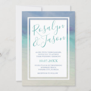 Ozeanhochzeit Einladung