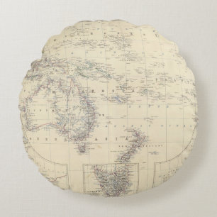Ozeanien 2 rundes kissen