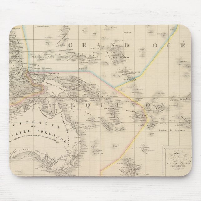 Ozeanien 3 mousepad (Vorne)