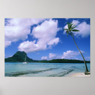 Ozeanien, Französisch-Polynesien, Tahiti. Ansicht Poster