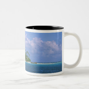 Ozeanien, Französisch-Polynesien, Tahiti. Klein Zweifarbige Tasse