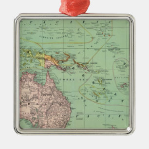 Ozeanien, Malaysia Silbernes Ornament