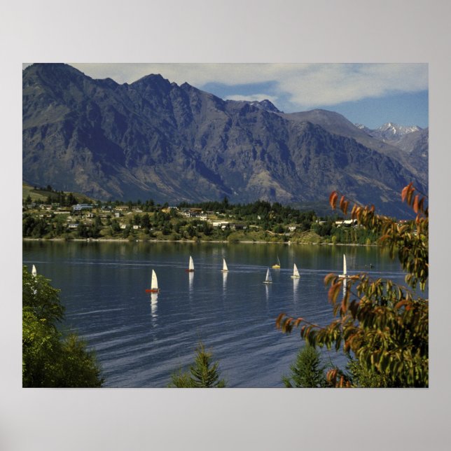 Ozeanien, Neuseeland, Südinsel, Queenstwon. Poster (Vorne)