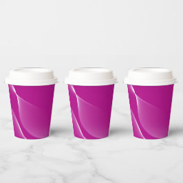 OzeanInspiriert Papierstapel - Fettgewebte Welleng Pappbecher