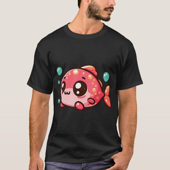 Ozeanische Fischabenteuer T-Shirt (Vorderseite)