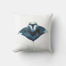 Ozeanischer Manta-Ray-Kissen