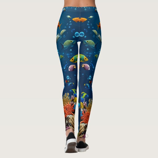 Ozeanität Leggings (Rückseite)