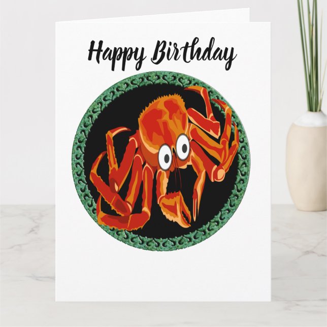 Ozeankrabbe Karte (Vorderseite)