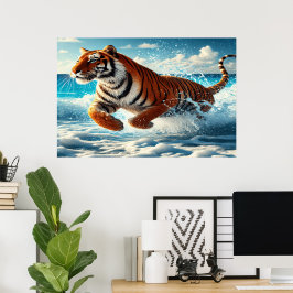 Ozeanlauf: Bengalische Tiger Majestät Poster