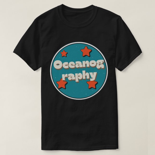 Ozeanographie T-Shirt (Design vorne)
