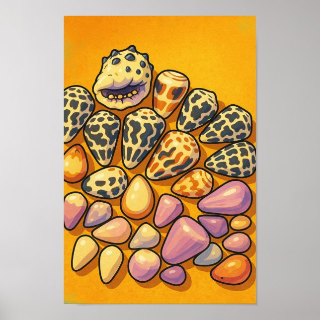 Ozeanpalette Poster (Vorne)