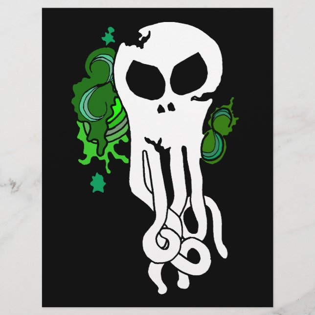 Ozeanschädelgrün Flyer (Vorne)