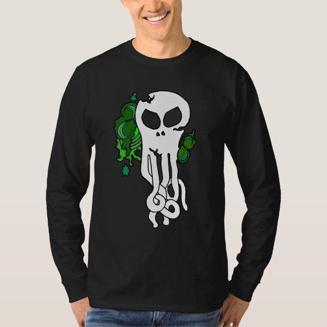 Ozeanschädelgrün T-Shirt (Vorderseite)