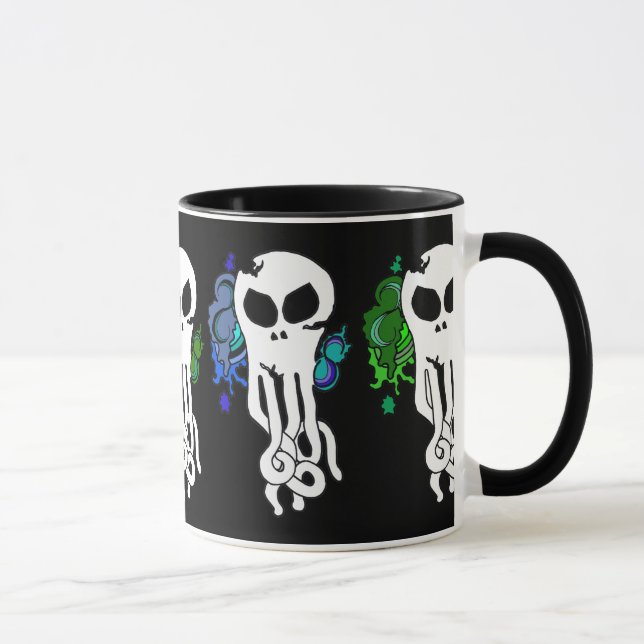 Ozeanschädelgrün Tasse (Rechts)
