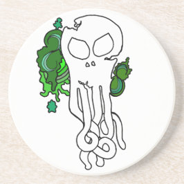 Ozeanschädelgrün Untersetzer