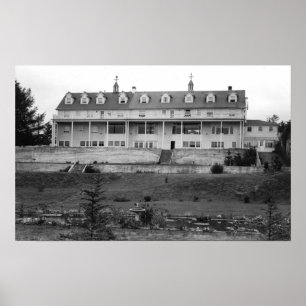 Ozeansee, Oregon Aussicht auf das Dorchester House Poster