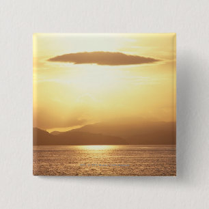 Ozeansonnenuntergang Button