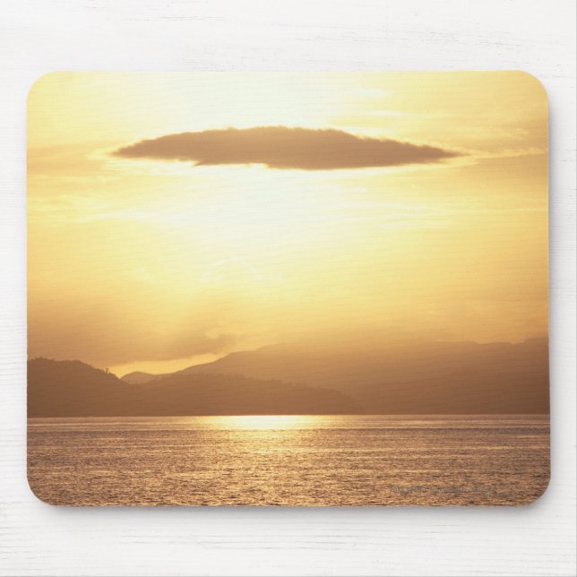 Ozeansonnenuntergang Mousepad (Vorne)