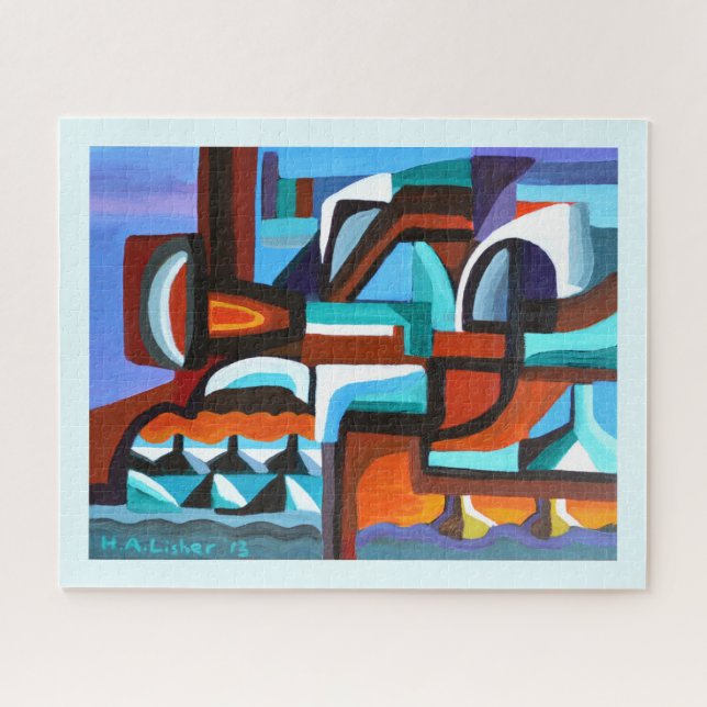 Ozeanstadt Puzzle (Horizontal)