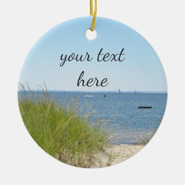 Ozeanstrand Keramikornament (Vorne)