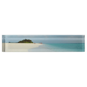 Ozeanstrand Namensplakette