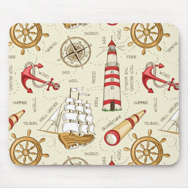 Ozeanszene Mousepad (Vorne)