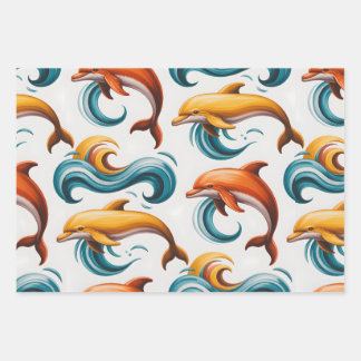 Ozeantanz Geschenkpapier Set
