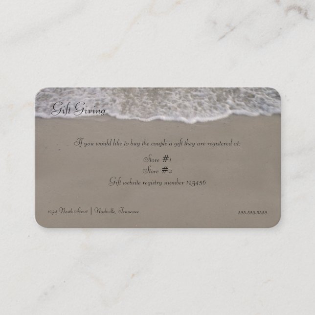 Ozeantide Begleitkarte (Vorderseite)