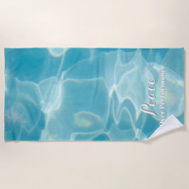 Ozeanwelle Entspannter Sommer Moderner Stil Strandtuch