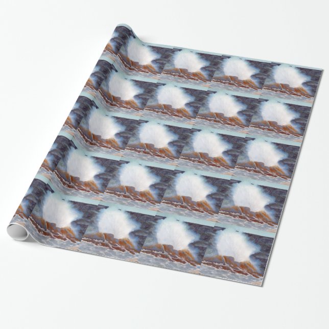 Ozeanwelle Geschenkpapier (Ungerollt)