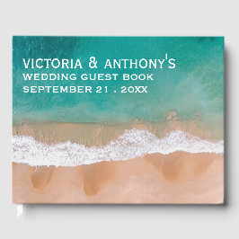 Ozeanwelle, Hochzeit am Strand Gästebuch