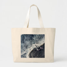 Ozeanwelle Kristall-Kunst-Tasche Strandtasche