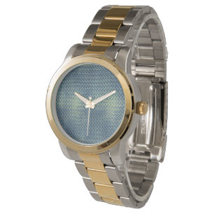 Ozeanwellen abstraktes Musterdesign 1312 Armbanduhr