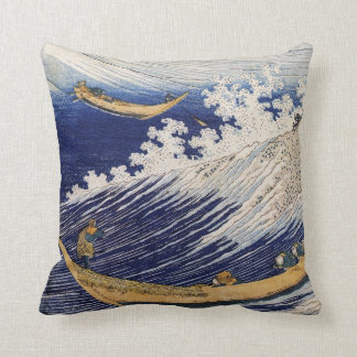 Ozeanwellen durch Katsushika Hokusai Kissen