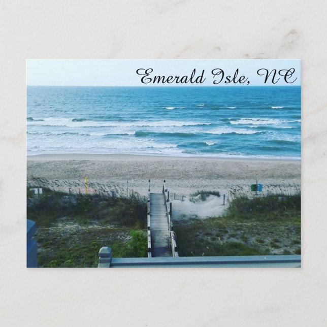 Ozeanwellen Frühmorgens Postkarte (Vorderseite)