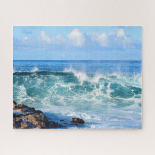 Ozeanwellen in Hawaii - 16 x 20 Zoll Puzzle